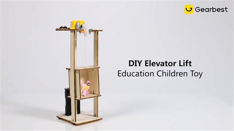 Toys & Hobbies DIY Wooden Elevator Door Kit Children Science ...