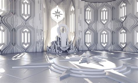 Fantasy environment low poly of a throne room by Angelo Paolo Romito 3d ...