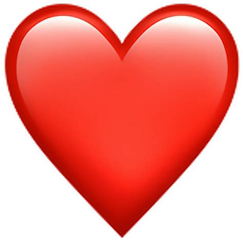 Download Discover The Coolest - Red Heart Emoji Apple, HD Png Download ...