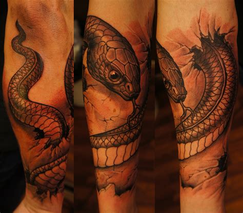 Image - Snake halfsleeve by strangeris-d4e0h6n.jpg - Tattoos Wiki