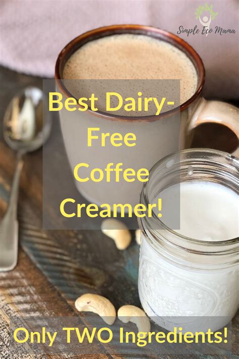 Best Dairy-Free Coffee Creamer - 2 Ingredient Cashew Cream! - Simple ...