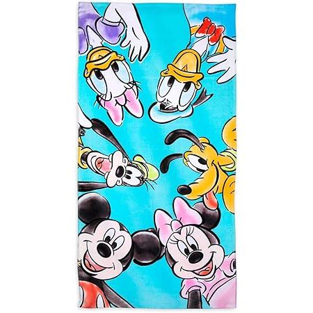 Amazon.com: Disney Mickey Mouse and Friends Beach Towel: Home & Kitchen