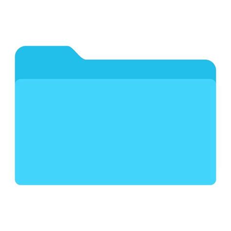 dark and light blue folder icon, simple icon, business icon in 2023 ...