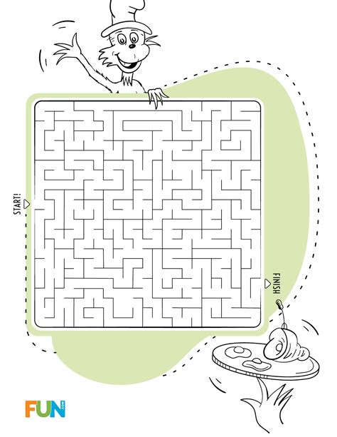 Dr. Seuss Maze Printable