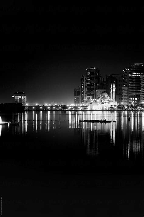 "Sharjah City At Night" by Stocksy Contributor "Yasir Nisar" - Stocksy