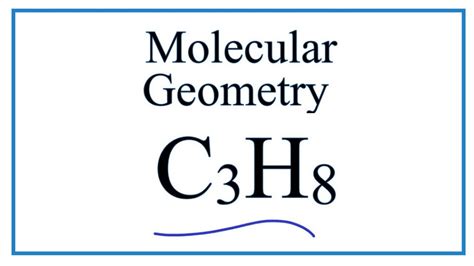 C3H8 Molecular Geometry / Shape and Bond Angles - YouTube