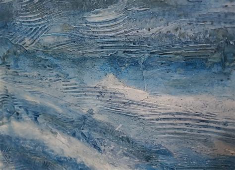 Painting Project: Sea Texture in Gesso – Marion Boddy-Evans