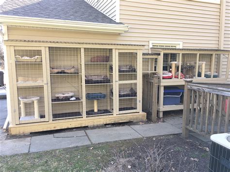 Easy DIY Ikea catio made from wood utility shelving - Cuckoo4Design