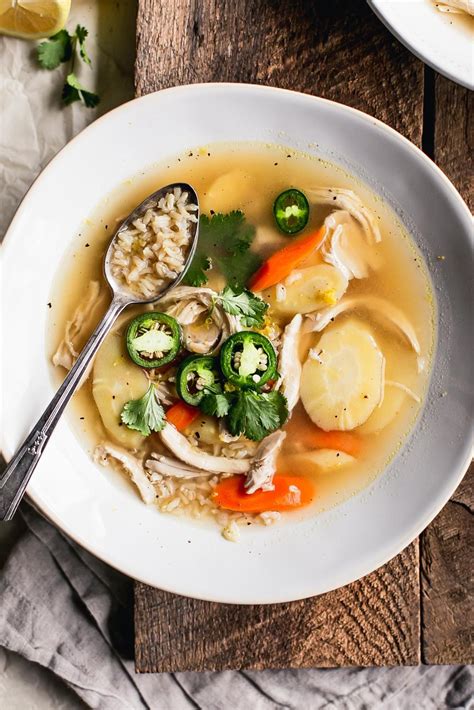 Spicy Chicken Bone Broth and Rice Soup Recipe | The Feedfeed