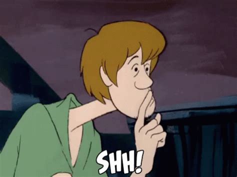 Quiet Shaggy Scoobydoo | GIF | PrimoGIF