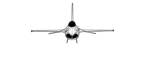 F-16 Fighting Falcon Blueprint - Download free blueprint for 3D ...