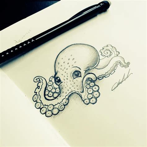 Buried In a Dream | Octopus drawing, Tattoo design drawings, Octopus tattoo