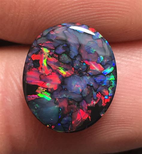 Unique Gem Lightning Ridge Black Opal - Natural Opals