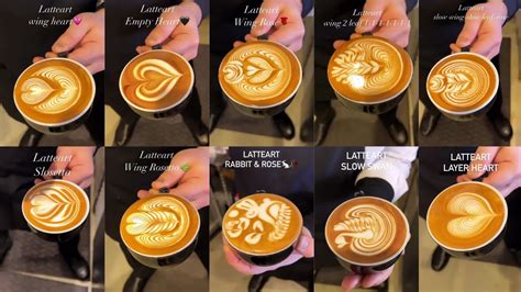 Latte Art Tutorial - How to improve latte art pattern - Basic latte art ...