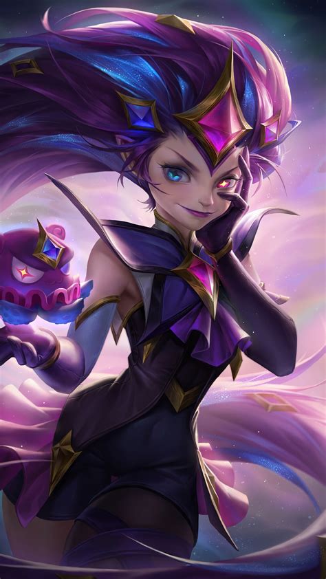 Zoe, Star Guardian, LoL, 4k HD Phone Wallpaper | Rare Gallery