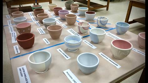 Glazing Possibilities- 28 Different Approaches to Glazing Pottery! PART ...