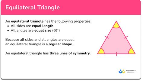 Equilateral Triangles - GCSE Maths Steps, Examples & Worksheet