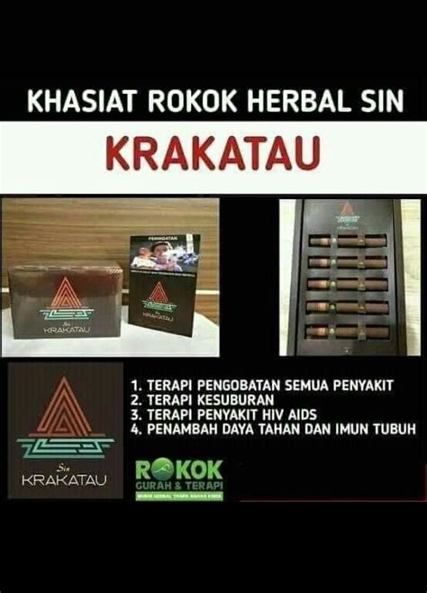 Rokok Herbal Sin Krakatau, Kesehatan & Kecantikan, Perawatan Pria di ...