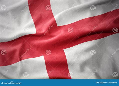 Waving Colorful Flag of England. Stock Image - Image of british, love ...