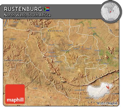 Free Satellite Map of RUSTENBURG