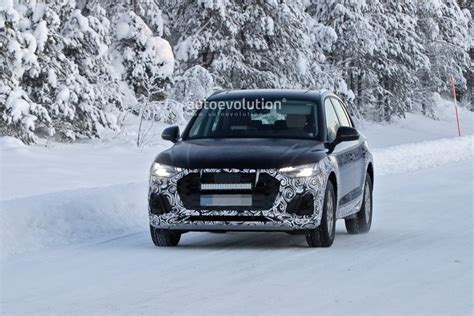 2021 Audi Q5 Facelift Spied Winter Testing With Bigger Grille, New ...