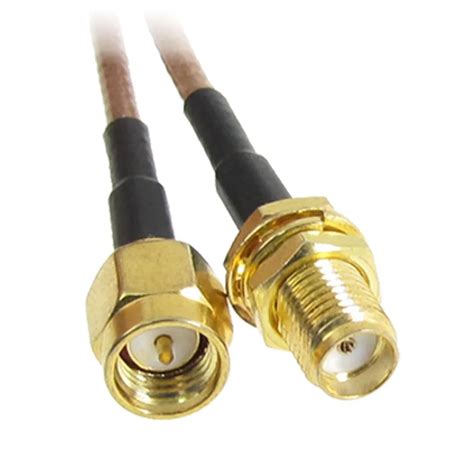 RG316 Coaxial Cable SMA Male To SMA Female Jack Connector Coax Cable ...