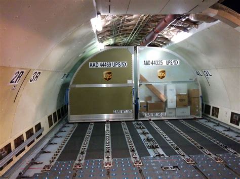 The inside of a UPS Airbus A300 cargo plane / freighter | Air cargo ...