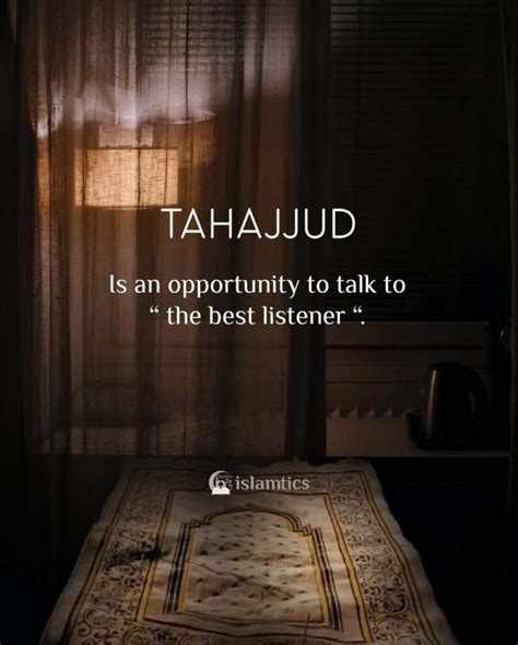 30+ Deep Tahajjud Quotes (Night Prayer) with images | islamtics