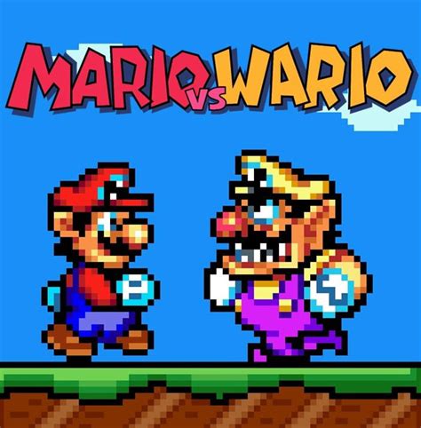 Mario vs Wario by BatBlue on DeviantArt