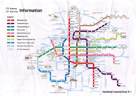 Osaka Map - Japan