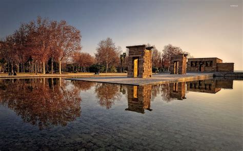 Temple of Debod at sunset wallpaper - World wallpapers - #54248