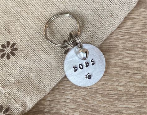 Personalized Cat Name Tag Cat Collar Accessory Made In The UK | Etsy