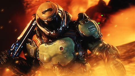 Wallpaper : Bethesda Softworks, Doom guy, doom 2016, video game ...