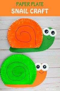 Paper Plate Snail Craft - Easy Spring Craft For Kids