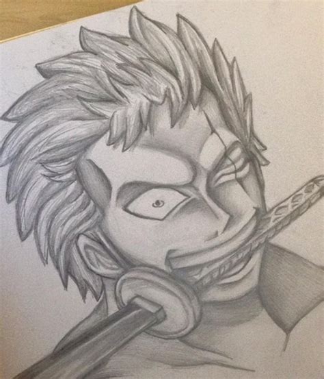 My drawing of Zoro - Love this guy : r/OnePiece