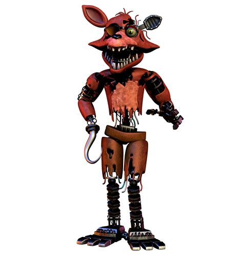 Improved Withered Foxy by CoolioArt on DeviantArt