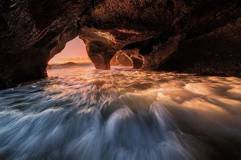 The Secret Sea Cave II Photograph by Jingshu Zhu - Fine Art America