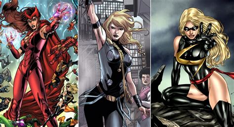 10 Most Powerful Female Avengers of All Time | Names of Marvel ...