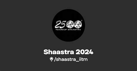 Shaastra 2025 | Instagram | Linktree