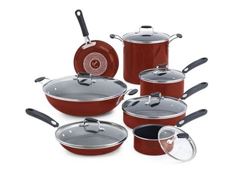 Emeril 13-Pc. Cookware Set Red