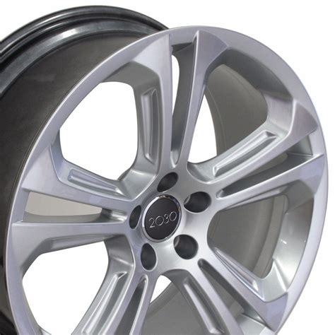 20 Fits Audi - Q5 Style Replica Wheel - Hyper Silver 2x8.5 | Suncoast ...