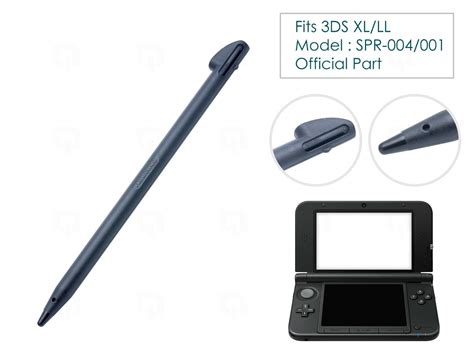 1 x SPR-001 Official Black Stylus for Nintendo 3DS XL/LL Plastic Stylus ...