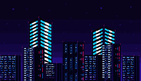 Pixel Art 2d City