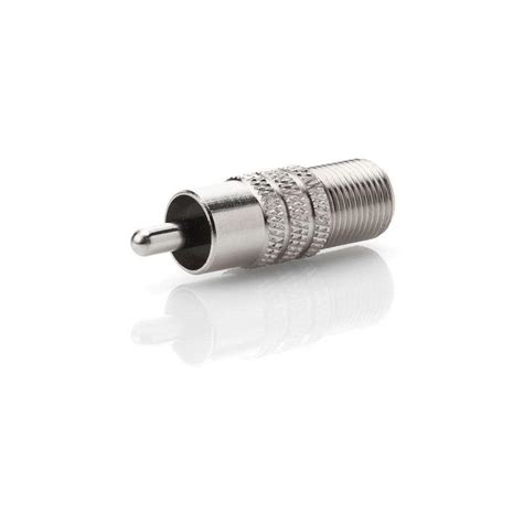 CE TECH Coaxial Cable to RCA Adapter - Black-280757 - The Home Depot