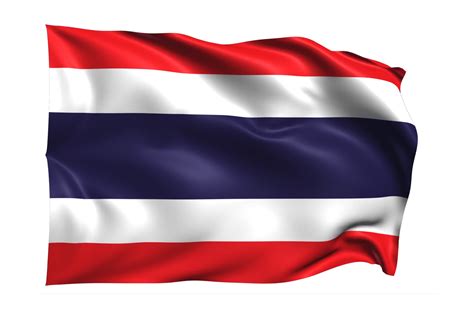 Thailand Waving flag Realistic Transparent Background 15309609 PNG