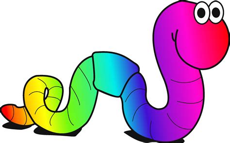 Cute Worm Clipart | Free download on ClipArtMag