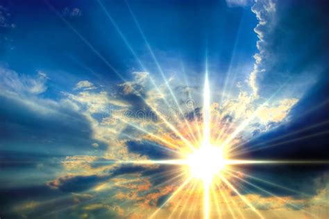 Sunny sky background stock photo. Image of heaven, color - 9731580