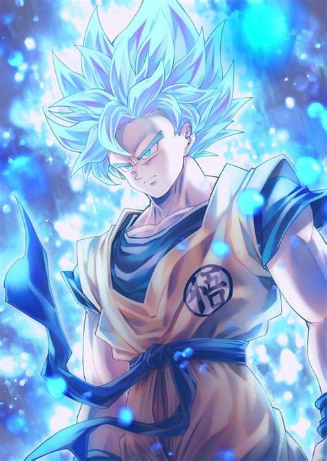 Super Saiyan Blue Goku From @mattari_illust : dbz