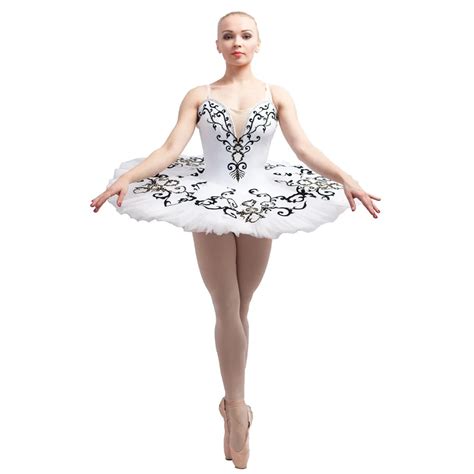 White+Black Professional Classical Platter Ballet Tutu,Women/Girls ...