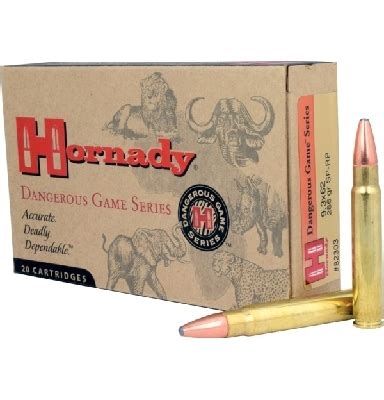 Hornady 9.3x62 Mauser 286 grain SP-RP Dangerous Game Ammo 20 rd - 82303